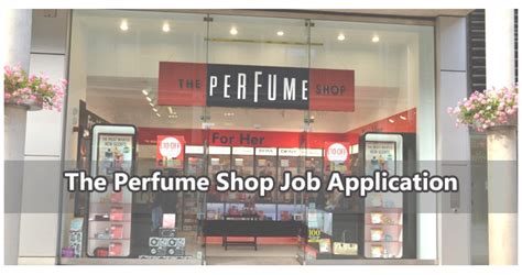 perfume shop careers page.